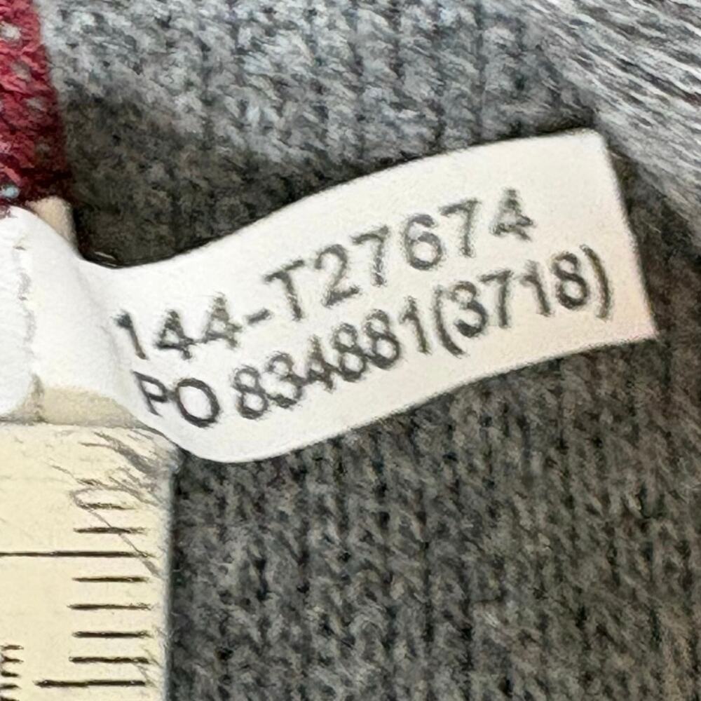 Tommy Bahama Reversible Quarter Zip Pullover Burgundy Gray Marlin Sweater XL/XXL - Picture 7 of 16